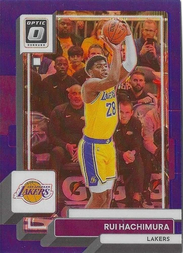 2022 Donruss Optic Basketball Purple Rui Hachimura #170