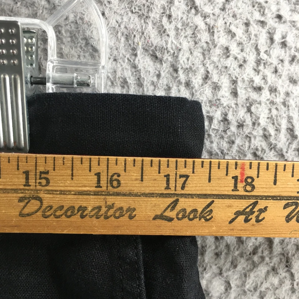 Pantalones Cortos Informales Banana Republic Para Mujer L (Actual 34X5) Negros Tiro Alto Pull On Foto 4 de 4