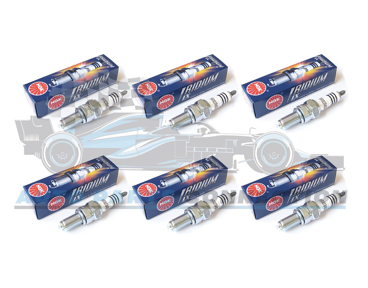 1999-2002 PORSCHE 911 3.4L  CARRERA 4 H6 NGK IX IRIDIUM SPARK PLUGS GENUINE 992