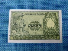 🇮🇹 Italy 50 Lire 1951 P-91a XF Banknotes 012926-13