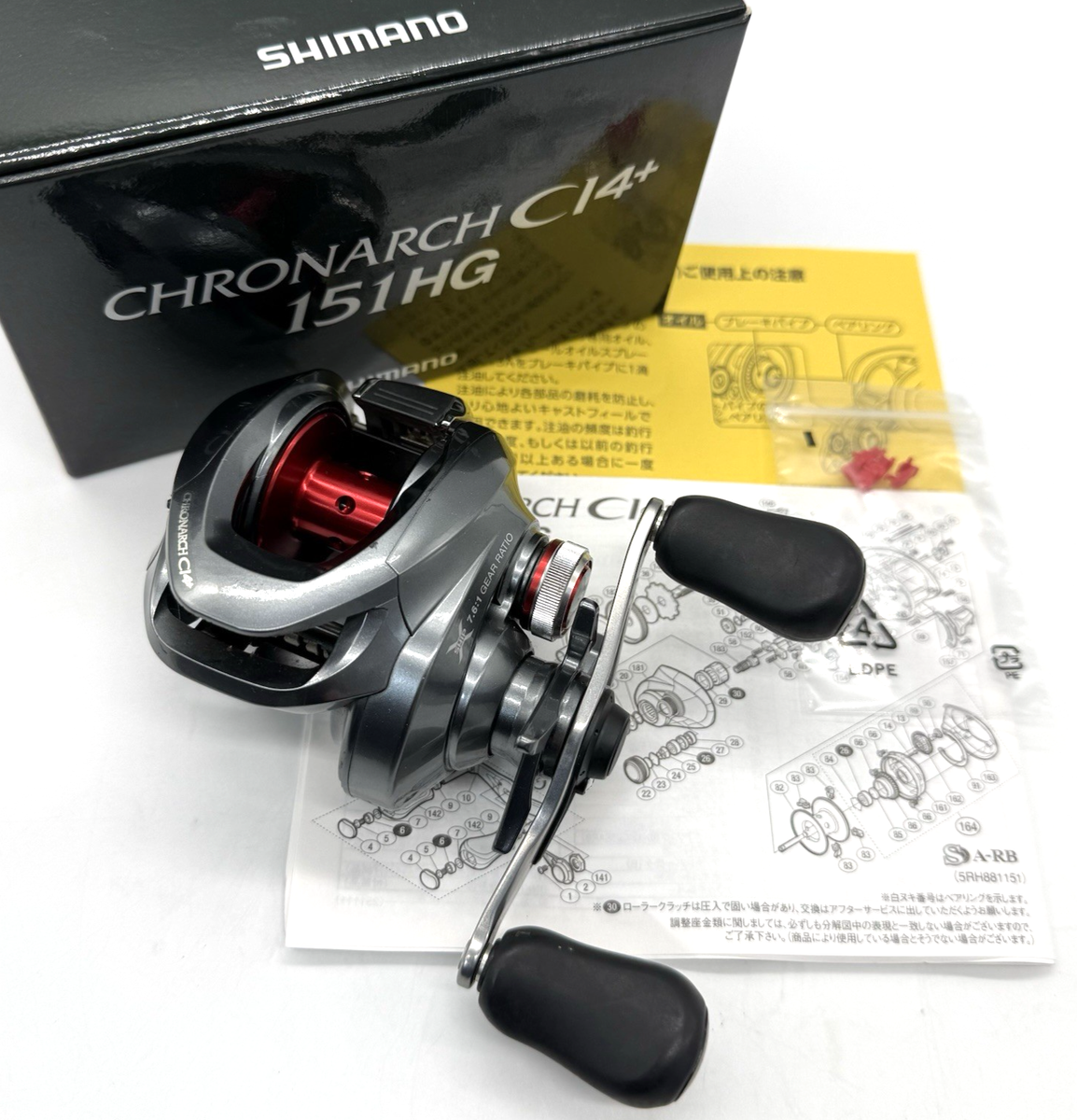 SHIMANO CHRONARCH CI4+ 151HG Left Bait Casting Reel In Box JAPAN