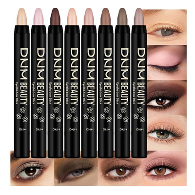8Pcs Cream Eye Shadow Sticks Set, Matte Eyeliner Pencil Eyeshadow Palette Makeup