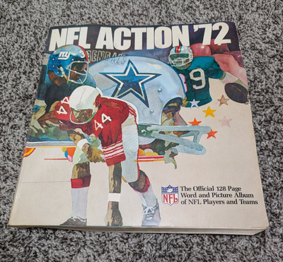 1972 Sunoco Deluxe Football Stamps NFL Collector Album EX With All 624 Stamps