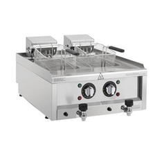 Buffalo 600 Series Twin Tank Electric Fryer 2 x 8Ltr