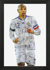 Thierry Henry Framed Wall Art Poster Canvas Print Picture