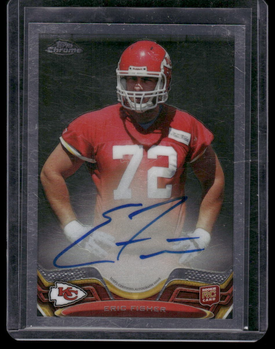 Eric Fisher Topps Chrome #166 Autograph