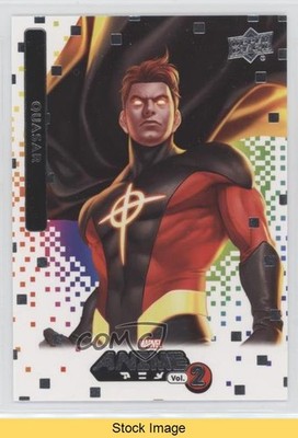 2023 Upper Deck Marvel Anime Vol 2 Color Spiral Quasar #70 READ 6kv