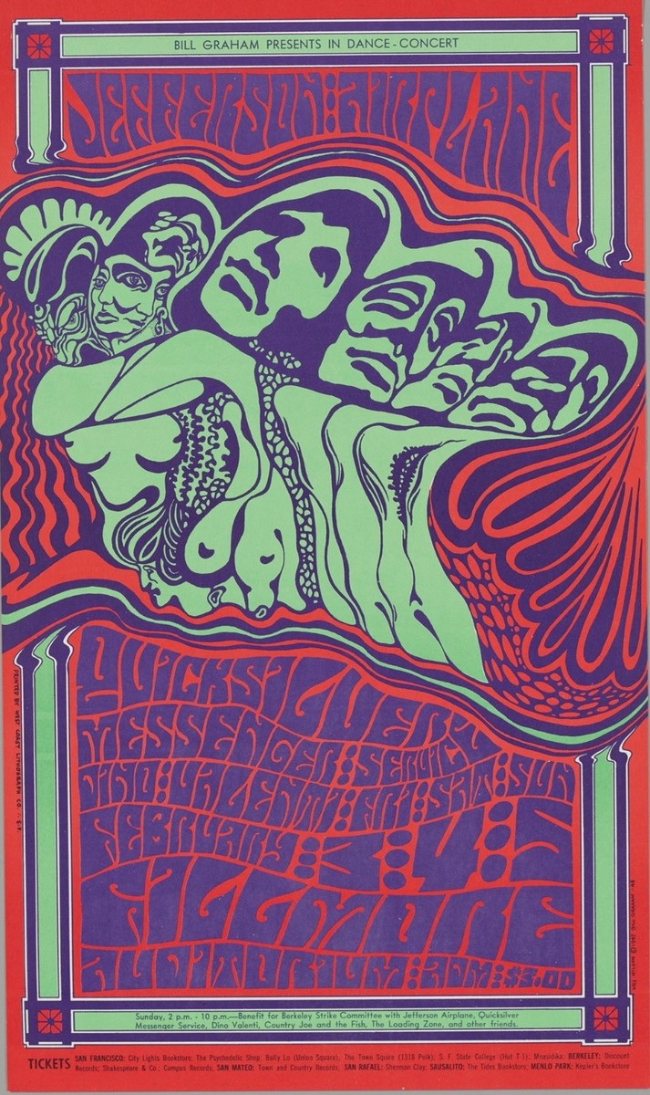 Psychedelic Rock Art Poster Prints Abstract Psychedelic Large Wall