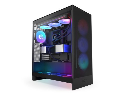 NZXT KRAKEN PLUS RGB 360 MM BLACK AIO LIQUID COOLER WITH 1.54" LCD & RGB CORE - Afbeelding 4 van 5