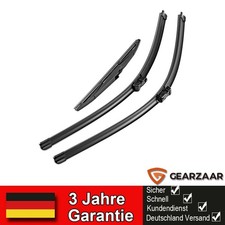 Scheibenwischer Satz Ersatz für Opel Astra J 09-15 Front Heck Wischer Gummi