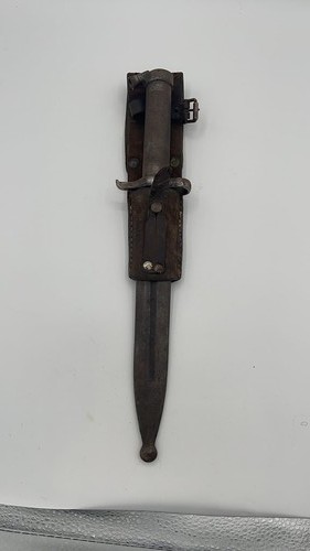 Vintage Military Bayonet with Scabbard