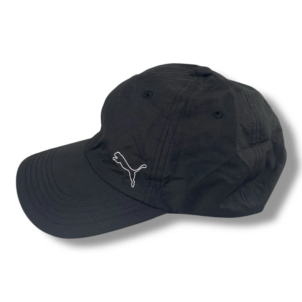 Gorra Puma Gorra Correa Trasera Mujer Negra Rendimiento Atlético Golf Ajustable Foto 2 de 4