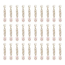 30Pcs White Party Favors Bow Key Chain, Key Ring Bows Keychain Charm
