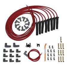 Msd Spark Plug Wire Set 30839 Super Conductor 8.5mm Red For Bbc Pro Stock Heads Msd Spark Plug Wire Set 30839 Super Conductor 8.5mm Red For Bbc Pro Stock Heads