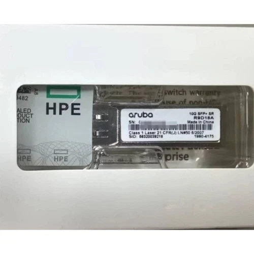 NEW R9D18A Aruba Instant On 10G SFP+ LC SR 300m MMF XCVR Transceiver