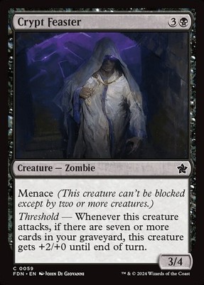 Crypt Feaster #59 | MTG | FDN | REGULAR | Lightly Played