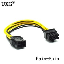 6-pin to 8-pin PCI Express Power Converter Cable GPU Video Card PCIE PCI-E 18AWG