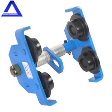 Push Beam Trolley Manual Trolley 4400 lbs/2 Ton Heavy Duty 65-180mm Adjustable