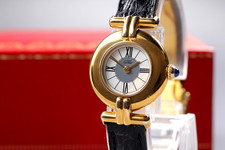 con scatola [quasi nuovo] CARTIER Must Vermeil 925 590002 quarzo donna dal...