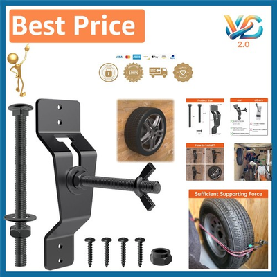 #ad #ad Heavy Duty Wall Mount Spare Tire Carrier for Enclosed Trailers Fits Most Tires $20.61