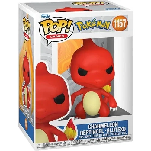 Funko POP! Pokemon Charmeleon Games Figure 1157 + Protector