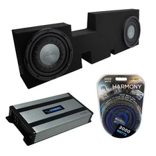 Harmony HA-F124 12" Car Subwoofer Fits 17-25 Ford F-250 Supercrew w/ HA-A800.1