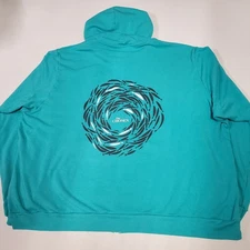 The Chosen Against The Current Zip-Up Hoodie (Limited Edition) Teal Size 5X