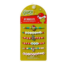 Beaded BFF The Grinch Bracelets Set 6Pk  2025 Dr. Seuss 