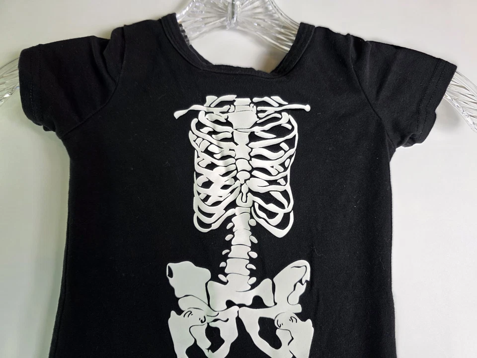 Camiseta Patpat Niño Pequeño Talla 2y Esqueleto Halloween Foto 2 de 4
