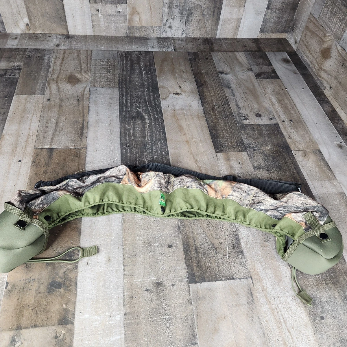 Bretelle D'arc En Néoprène Primos Hunting – Motif Chêne Mousse – Neuve