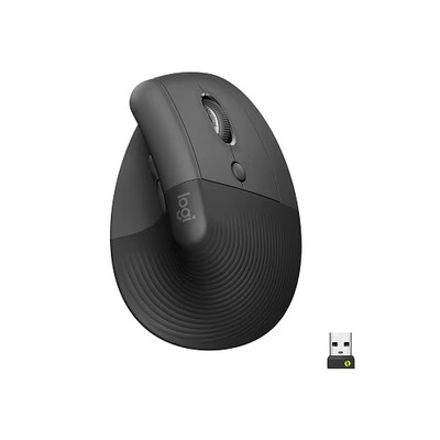 (Same-day Fast Shipping) Logitech Lift Vertical Ergonomic Mouse in Graphite