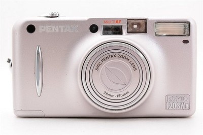 Mint+] Pentax ESPIO 120SW II Pink Point & Shoot 35mm Film Camera