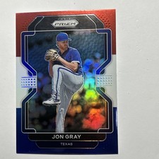 2022 Panini Prizm - Tier II Jon Gray #146 Red White & Blue Prizm