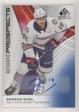 2019-20 Upper Deck SP Game Used CHL Edition Blue Auto Serron Noel #27 Auto kh0