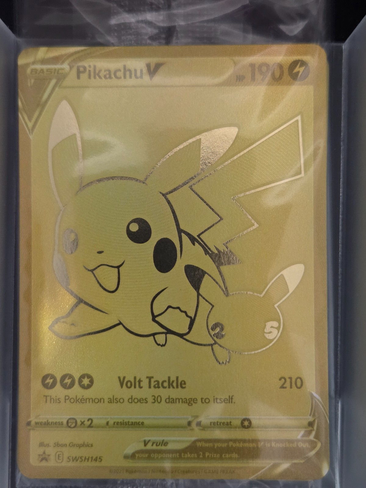 Pikachu V SWSH145 SWSH: Sword & Shield Promo Cards Holo