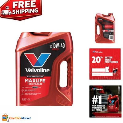 MaxLife 10W-40 Synthetic Blend Oil - Ultimate Protection for High Mileage Cars