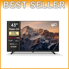 43 Inch Smart TV with HDMI, WiFi, Bluetooth Connectivity