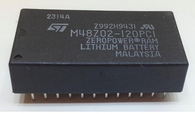 ST M48Z02-120PC1 DIP-24   2K Non-Volatile 120 ns Access Time *pz