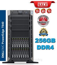 Dell PowerEdge T640 2x Gold 6138 2.00Ghz 40-Core 256GB RAM H730P  28.8TB SAS 10K