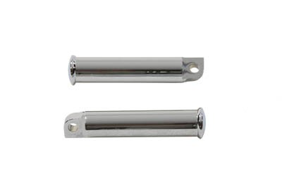 Chrome Smooth Style Billet Footpeg Set for Harley-Davidson