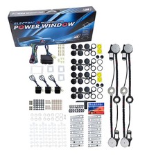 12v Universal Electric Power Car 4 Door Window Lift Regulator Conversion Kit