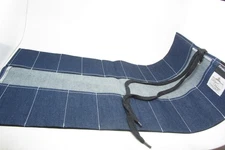 UJ Ramelson 18-Pocket Tool Roll Holder for Chisels, Hammers, Gouges-Denim