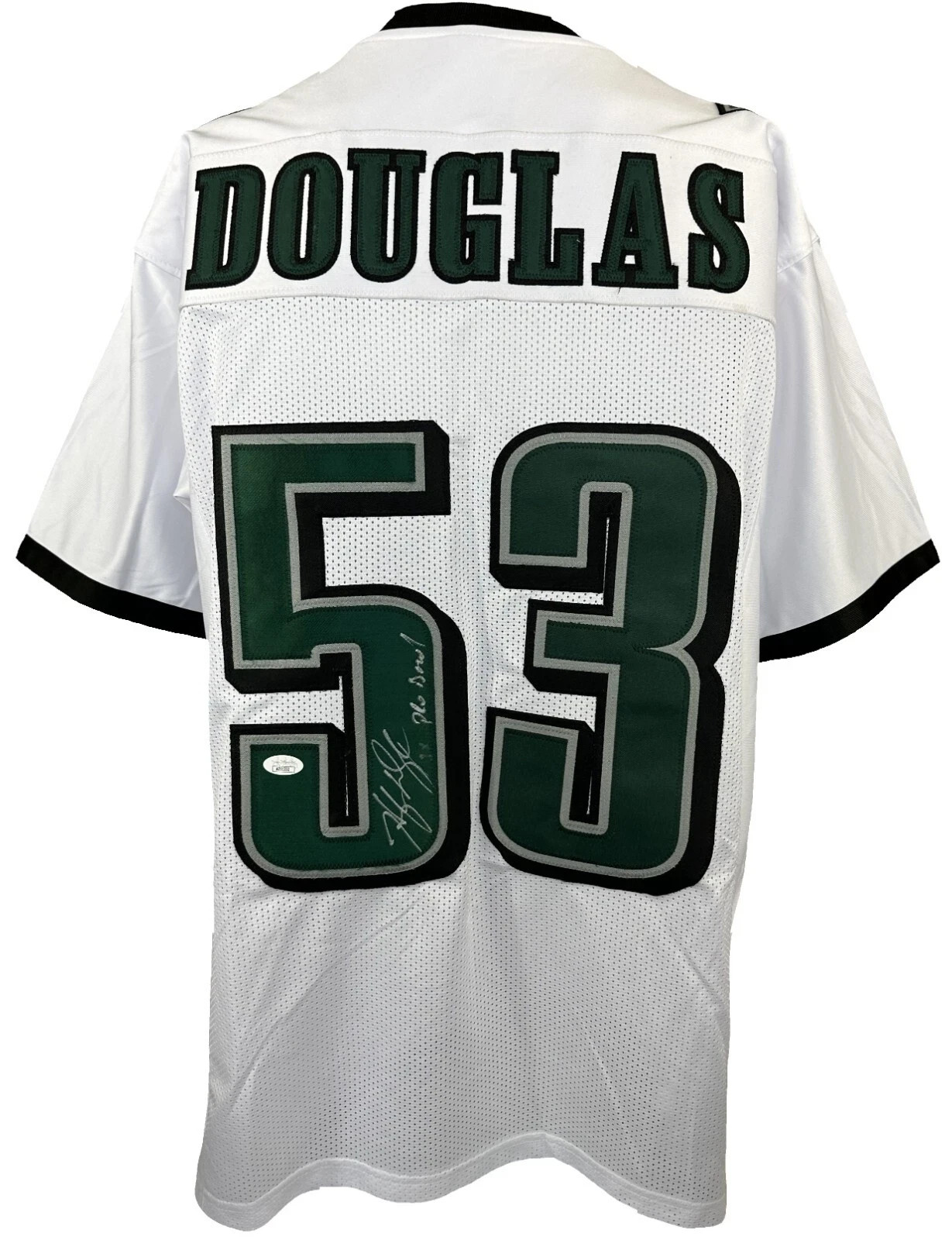 Hugh Douglas autographed signed inscribed jersey NFL Philadelphia Eagles JSA COA