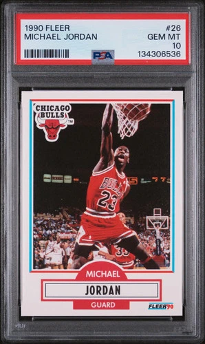 1990 Fleer Michael Jordan #26 PSA 10