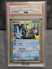 PSA 7 Mimikyu SWSH136 Promo CELEBRATIONS COLLECTION HOLO - 🌀Swirls🌀- Pokemon