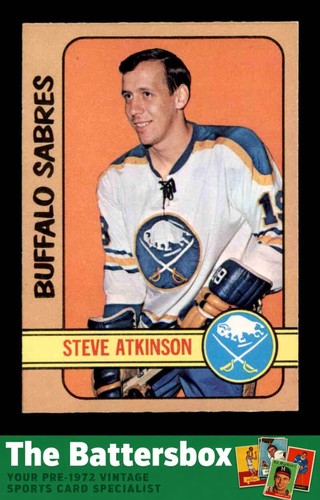 Steve Atkinson #40 1972 O-Pee-Chee card