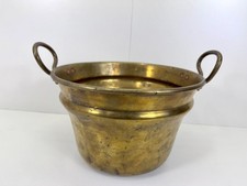 Stara vintage antyczna mosiężna miska miska garnek cukiernik cukiernia dekoracja X9813