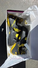 La Sportiva Mens Theory Performance Rock Climbing Shoes Size 43 Black/Yellow