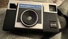 Kodak Instamatic X-15 Film Camera Untested w/ Strap No Flashcube