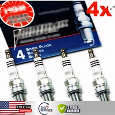 New 4 x Spark Plugs  Colder Heat Range 8  Fits For Race Tuned Modifi